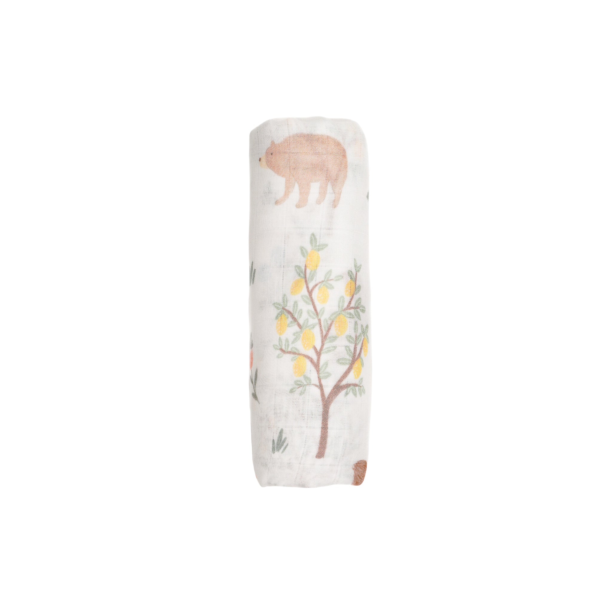 Bamboo Swaddle - Woodland Citrus