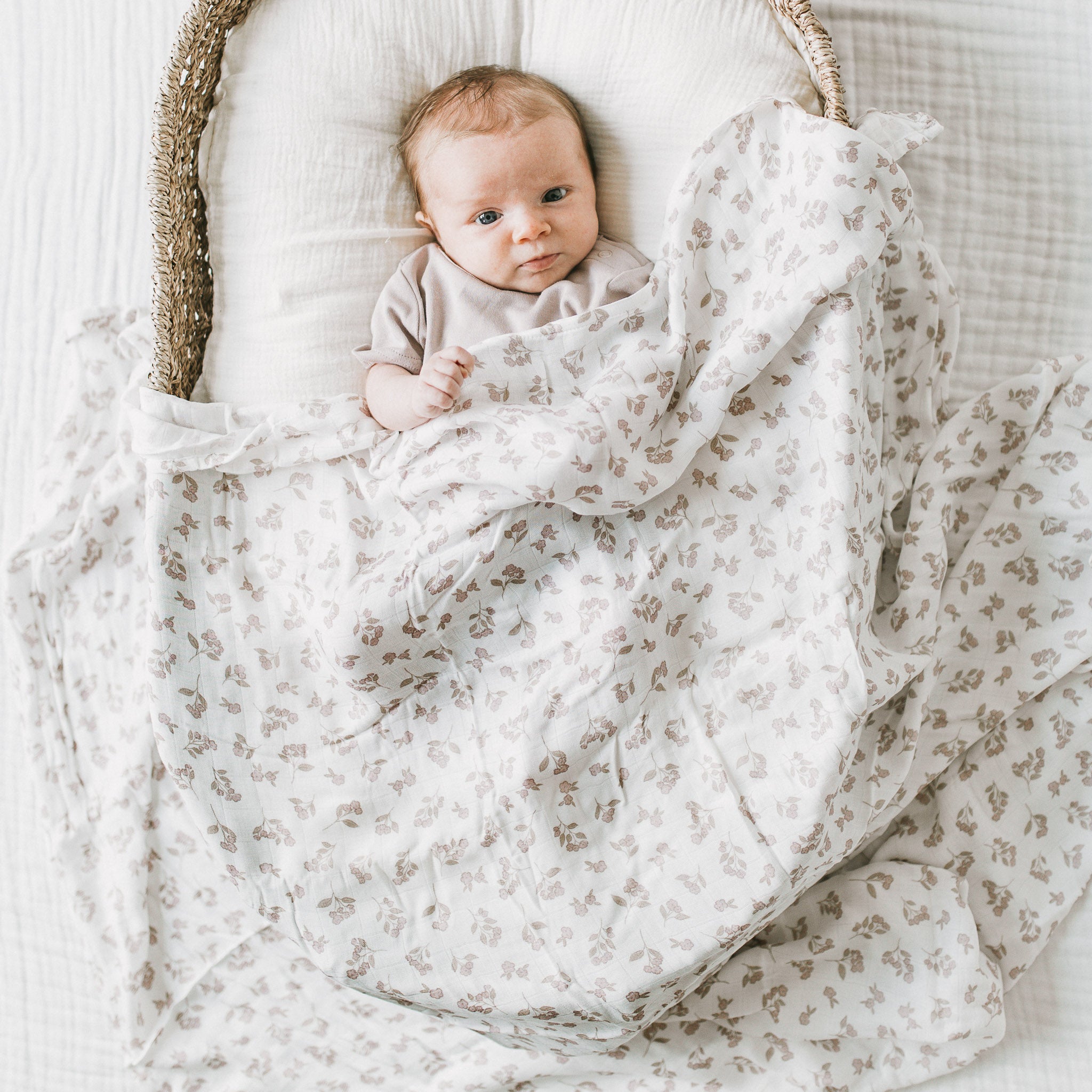Bamboo Swaddle - Duskbloom