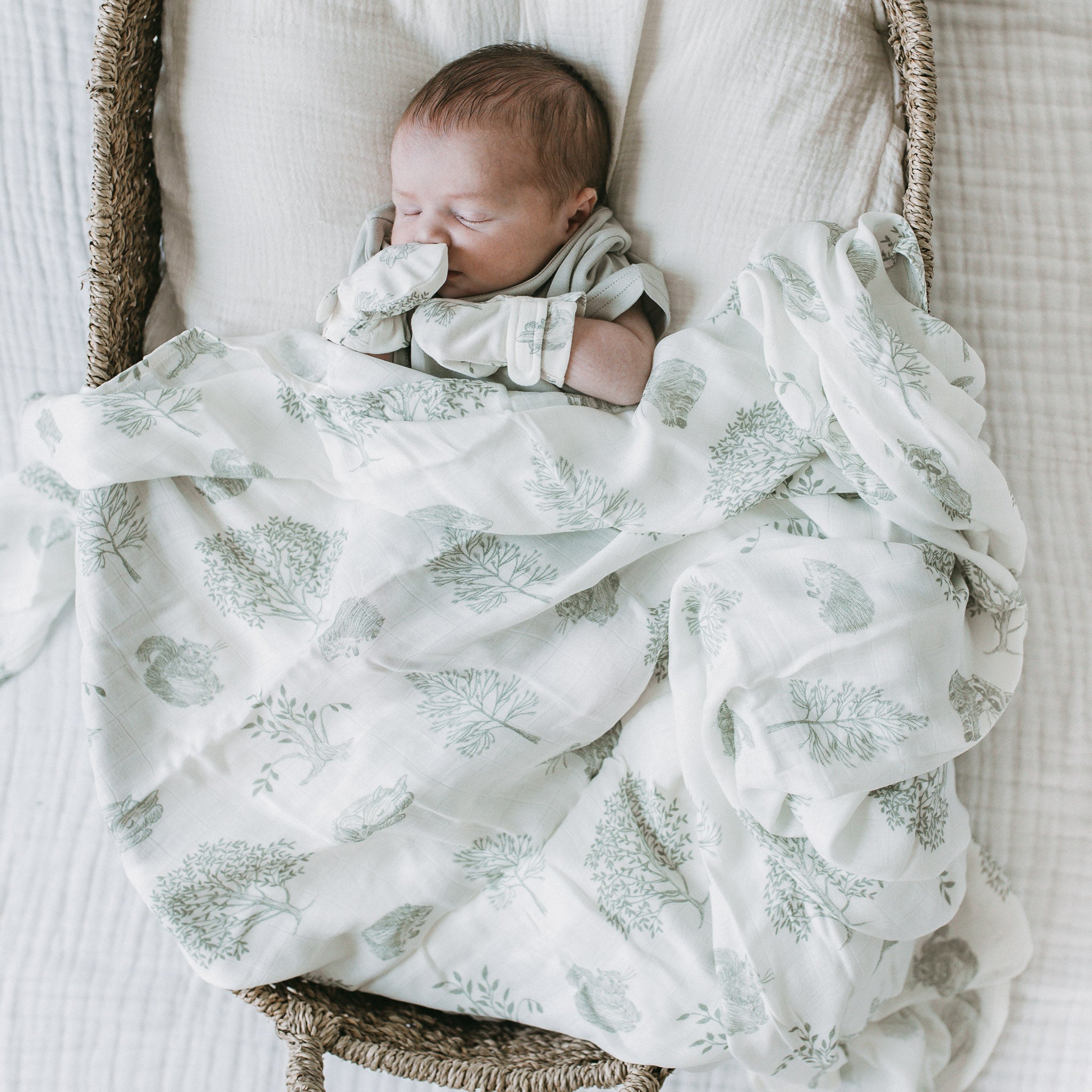 Bamboo Swaddle - Woodland