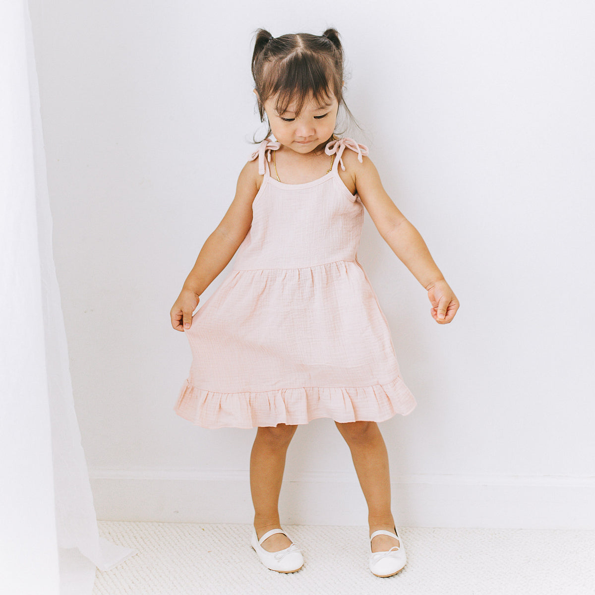 Spaghetti Straps Dress - Veil