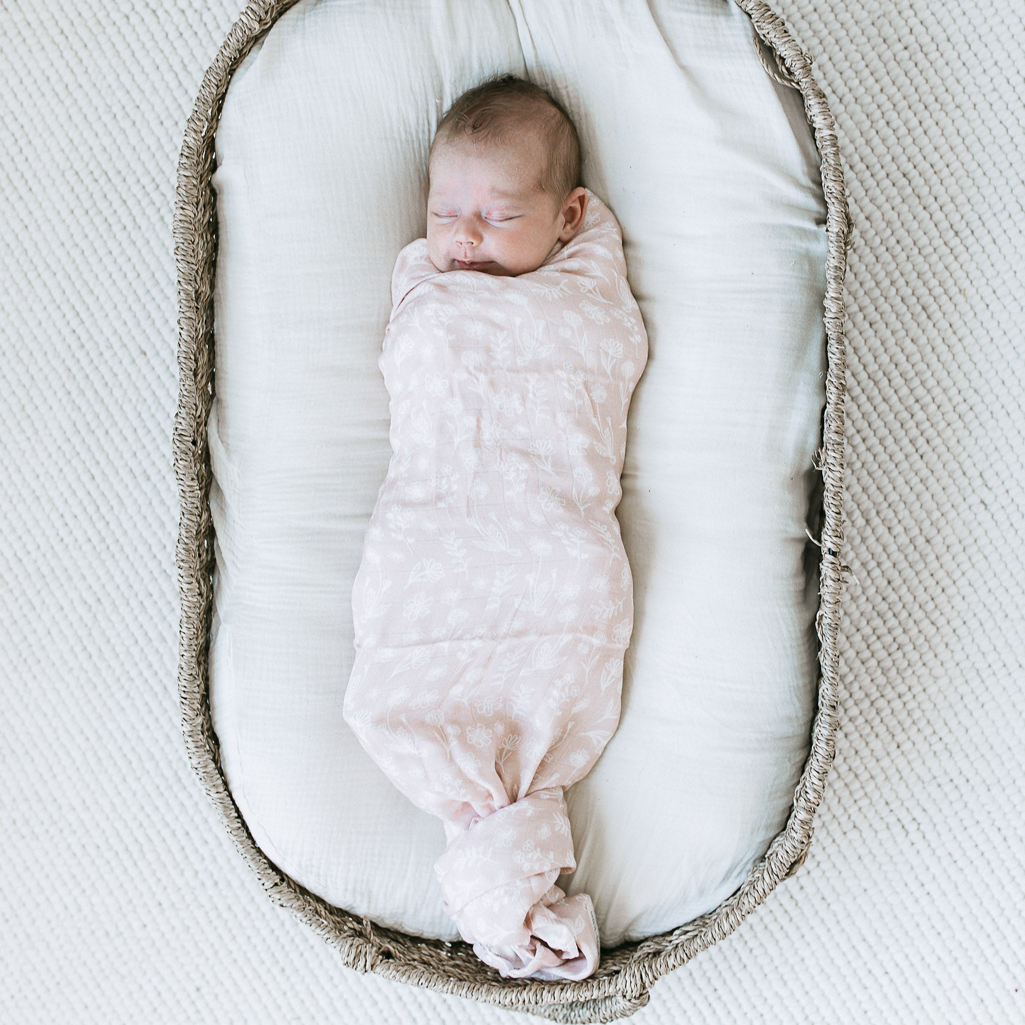 Bamboo Swaddle - Rosettea