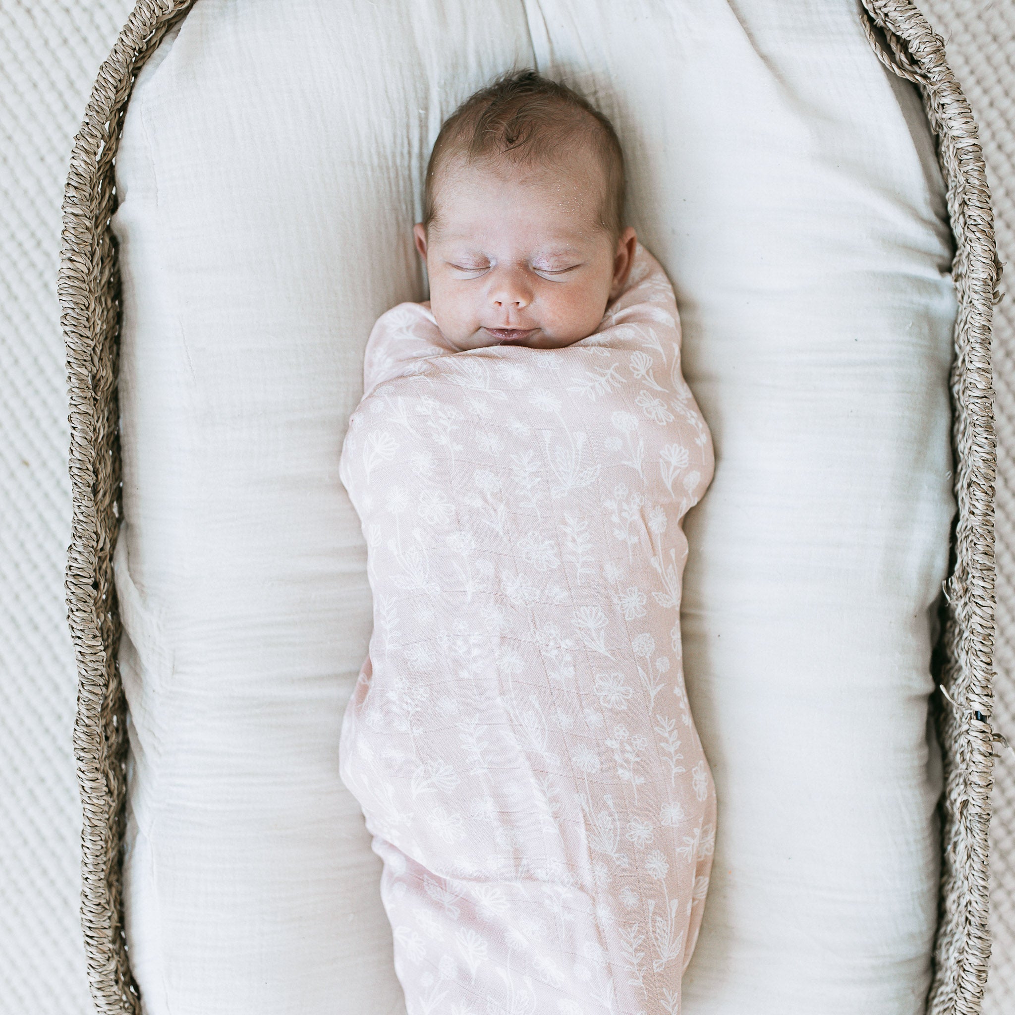 Bamboo Swaddle - Rosettea