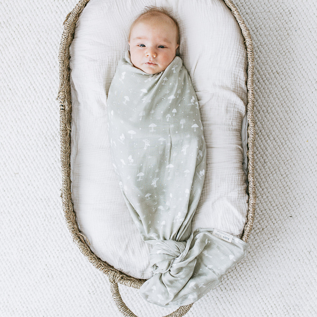 Bamboo Swaddle - Mosswood