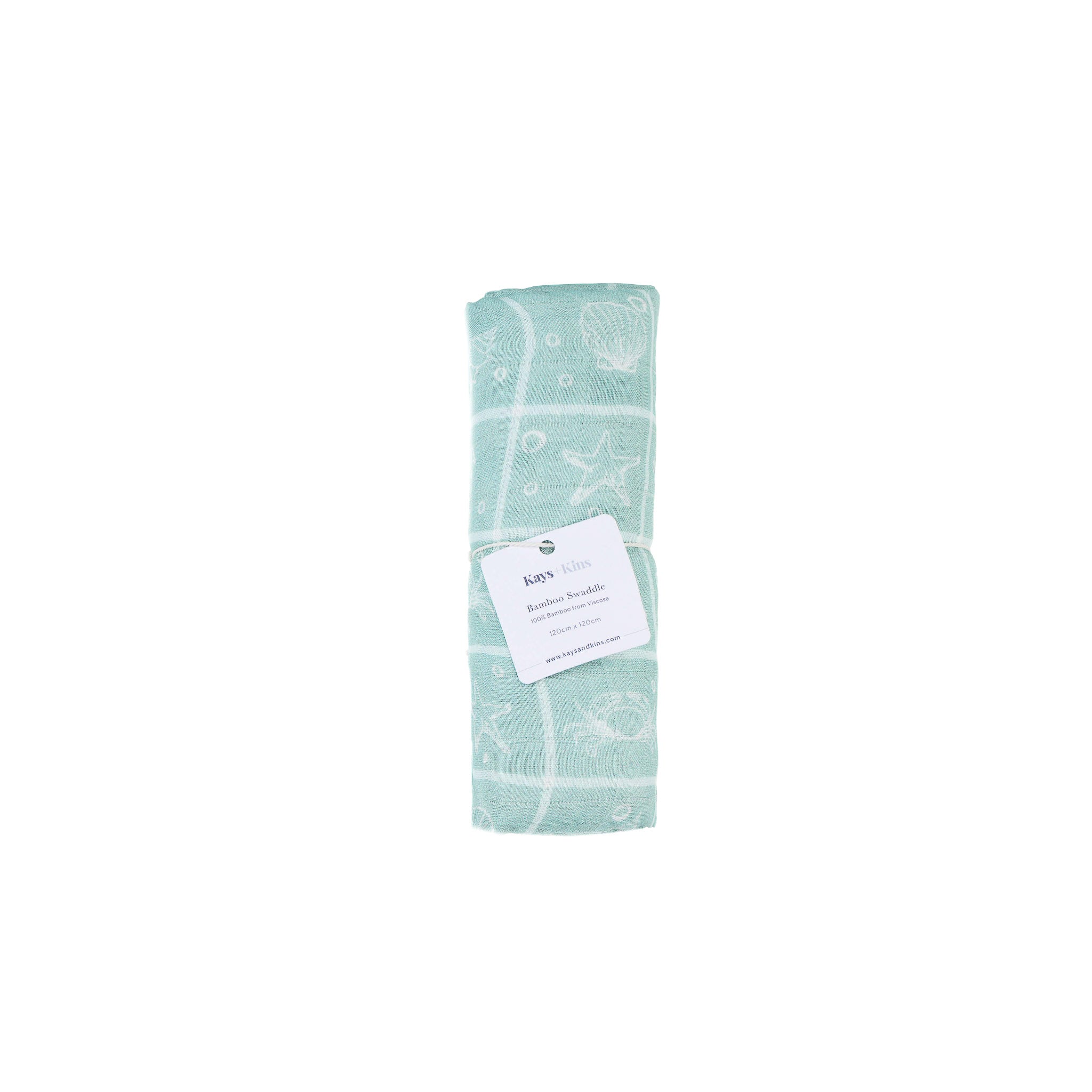 Bamboo Swaddle -Sea Foam
