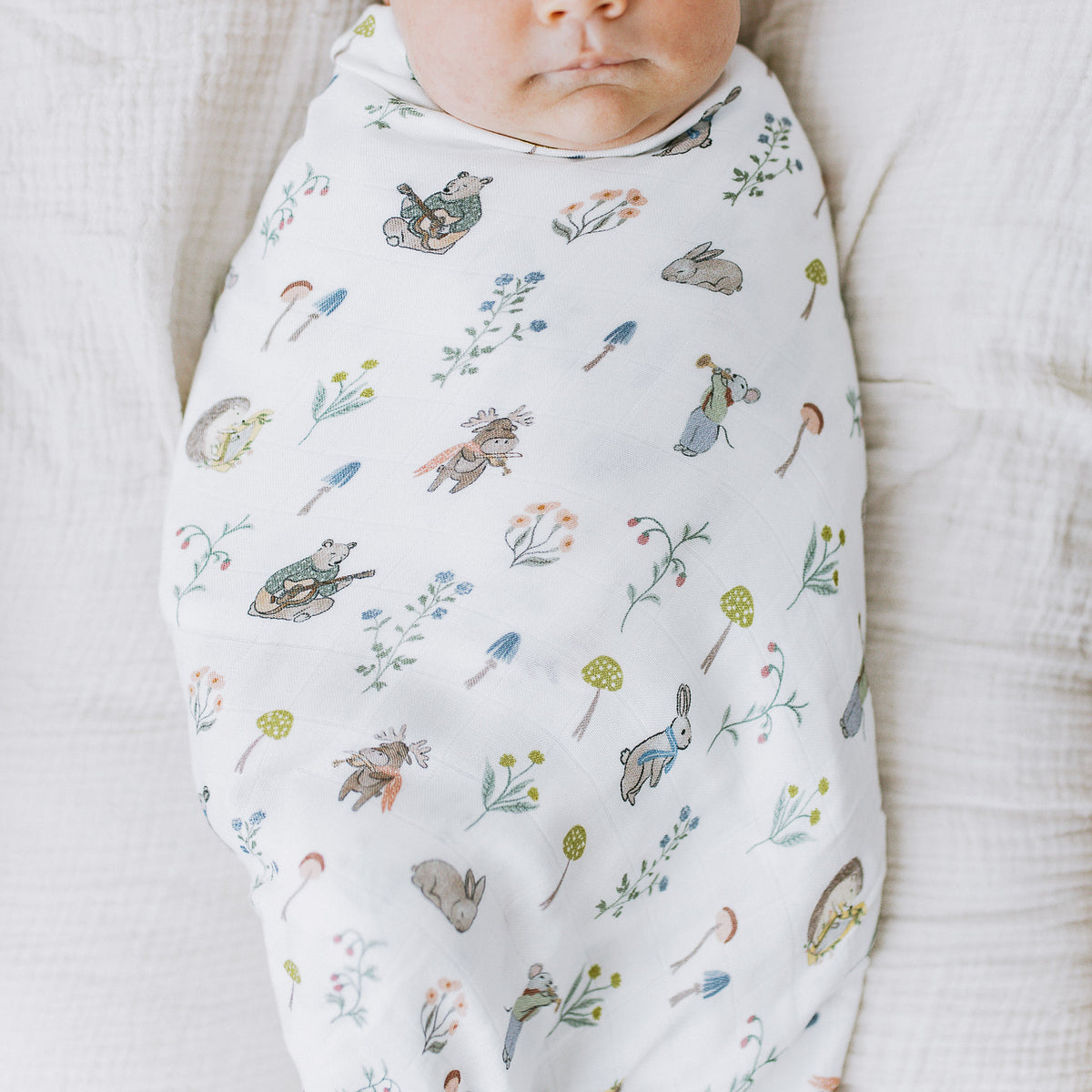Bamboo Swaddle - Woodland Melody