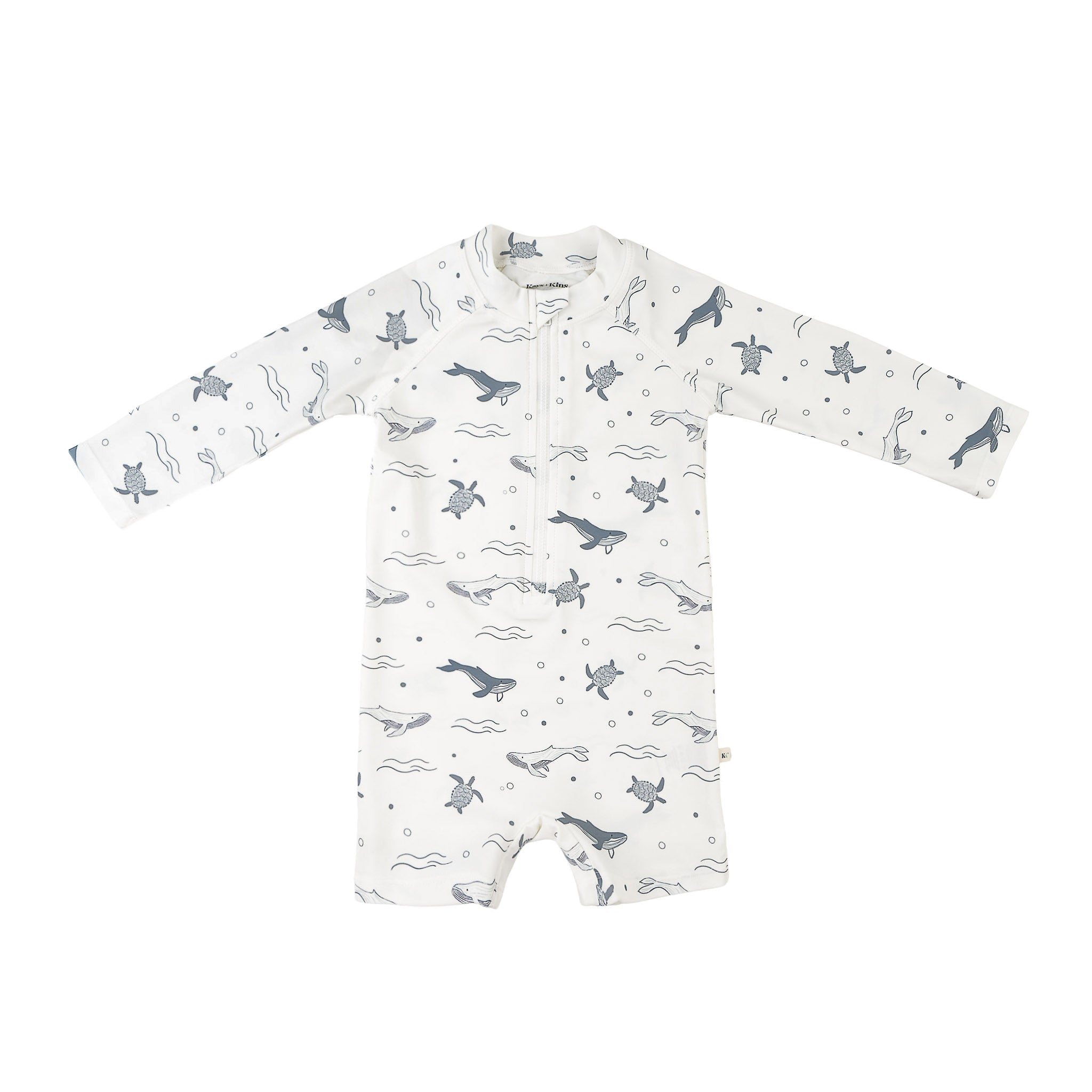One Piece Swim Wear - Whales Lullaby