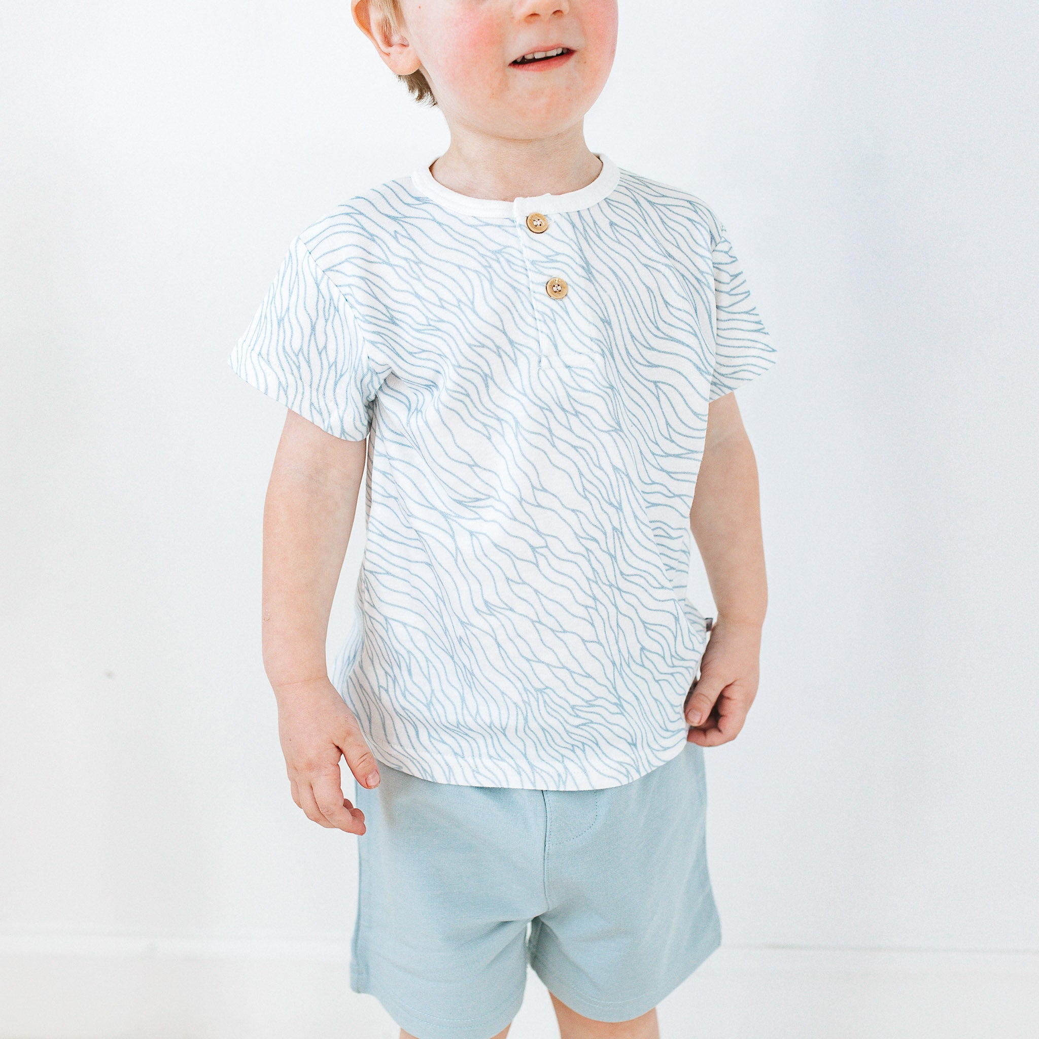 Henley Tee - Breeze