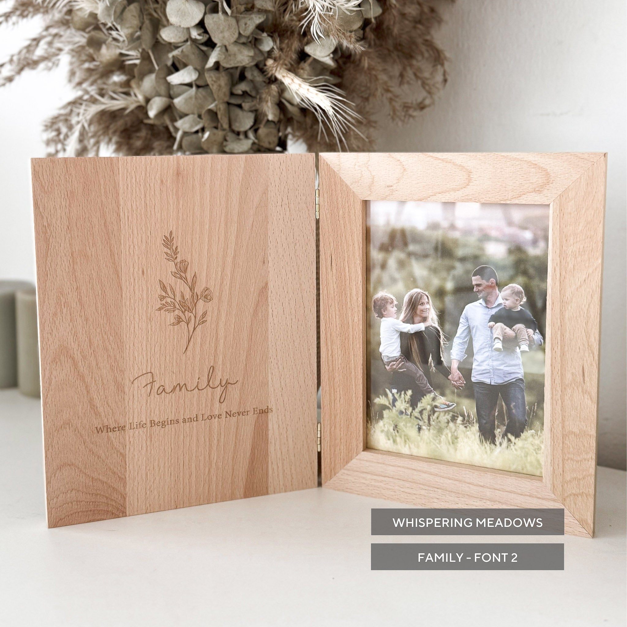 Personalised Wooden Photo Frame
