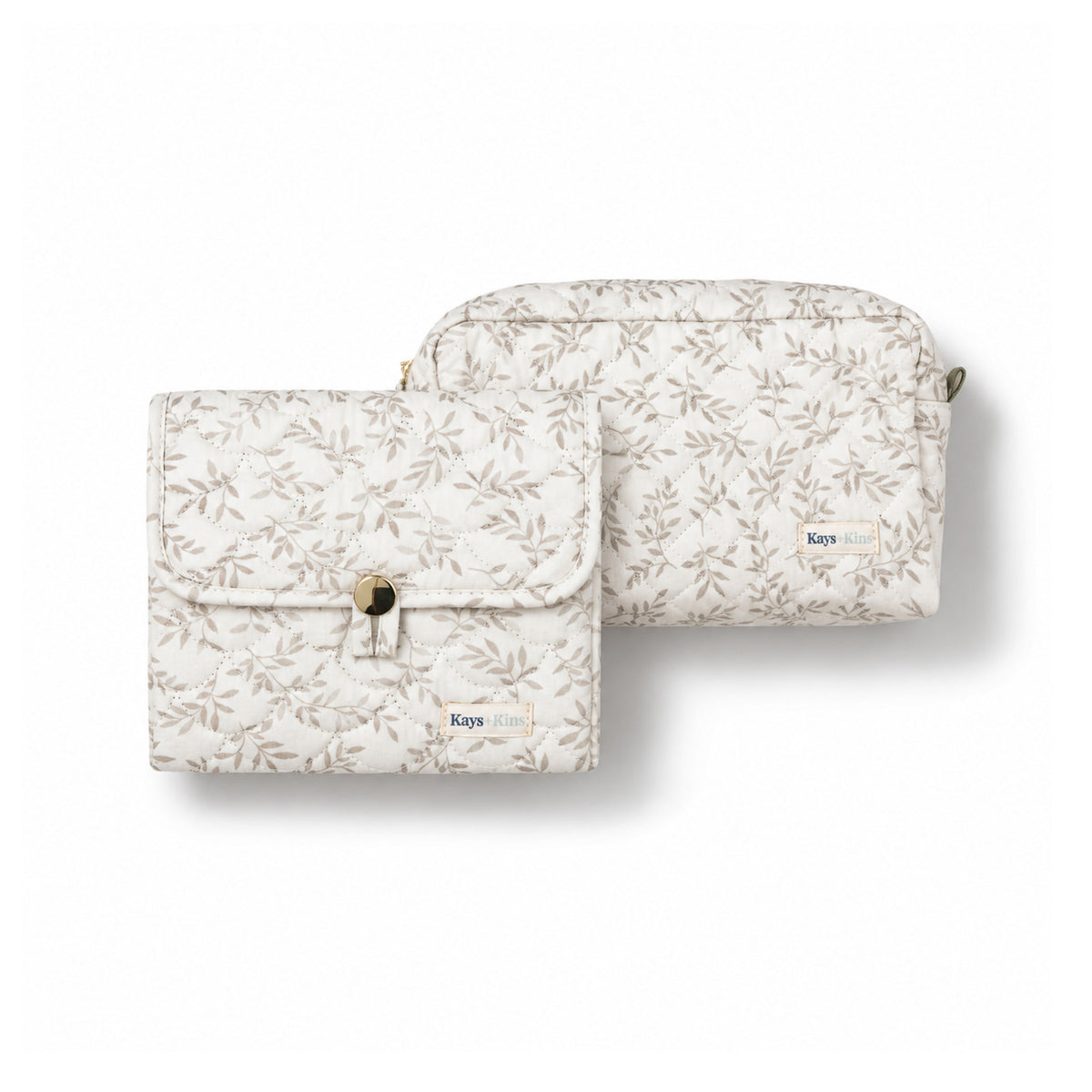 Portable Changing Pad - Eden Leaves