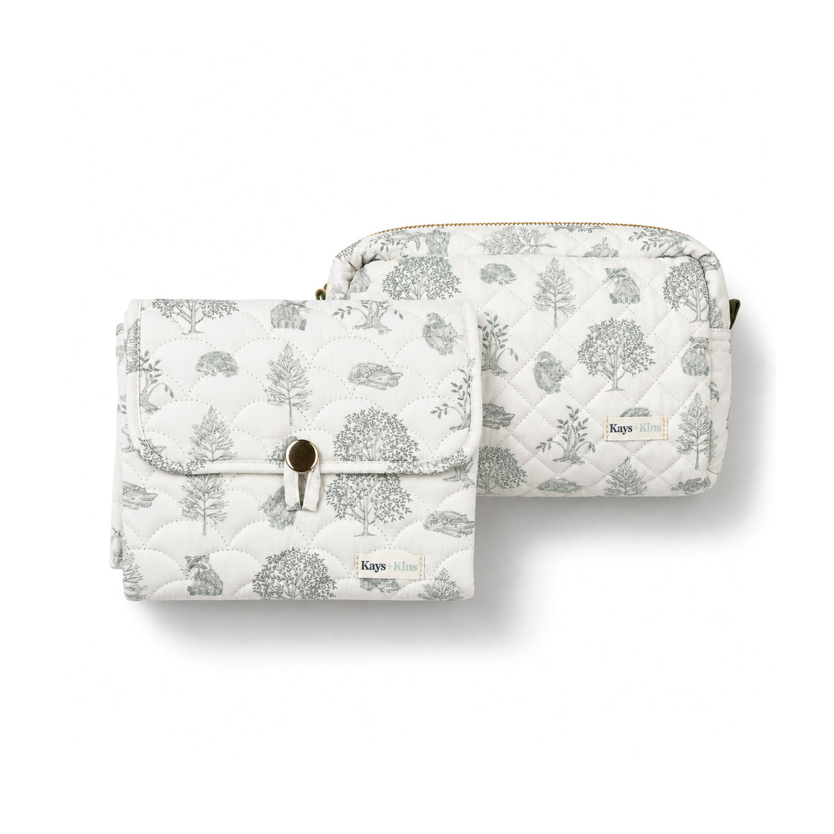 Portable Changing Pad - Woodland