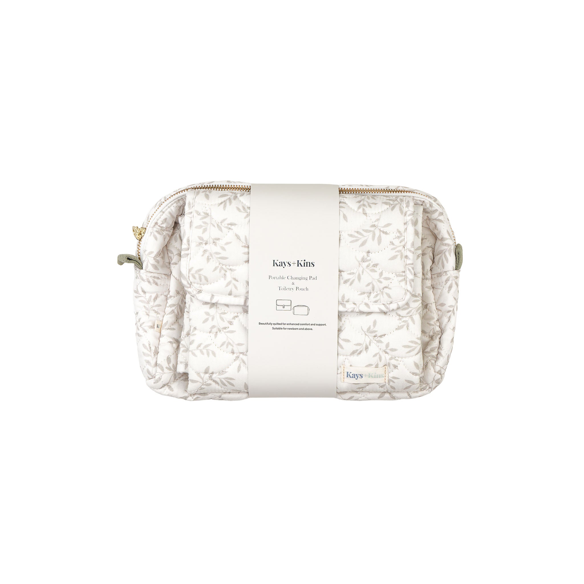 Portable Changing Pad - Eden Leaves
