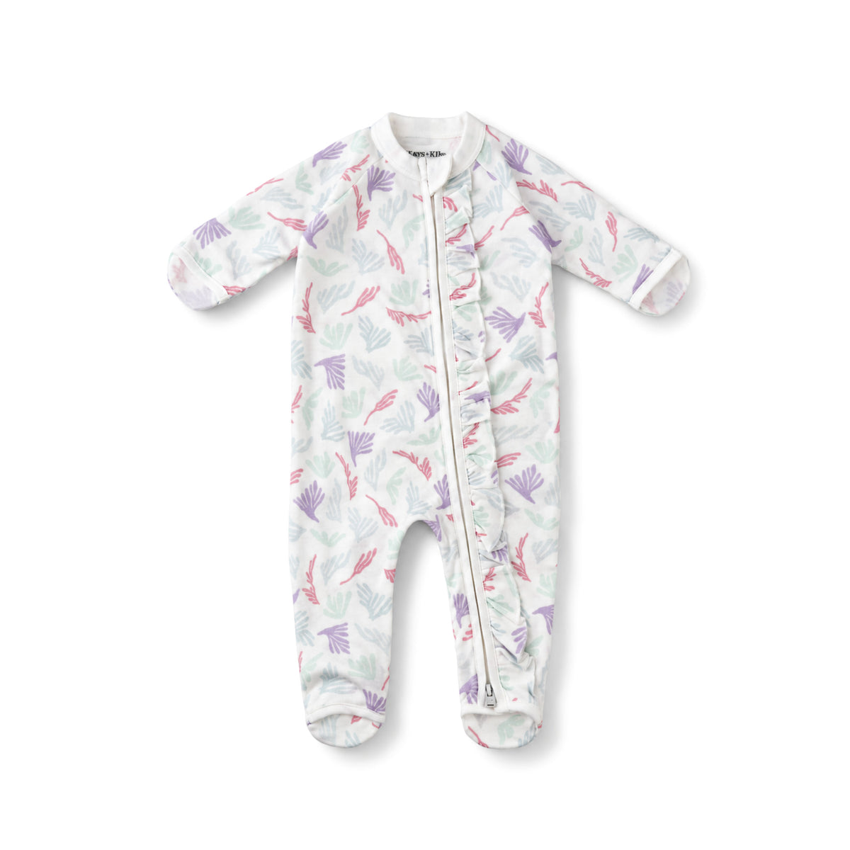 Frilled Growsuit - Pastel Reef