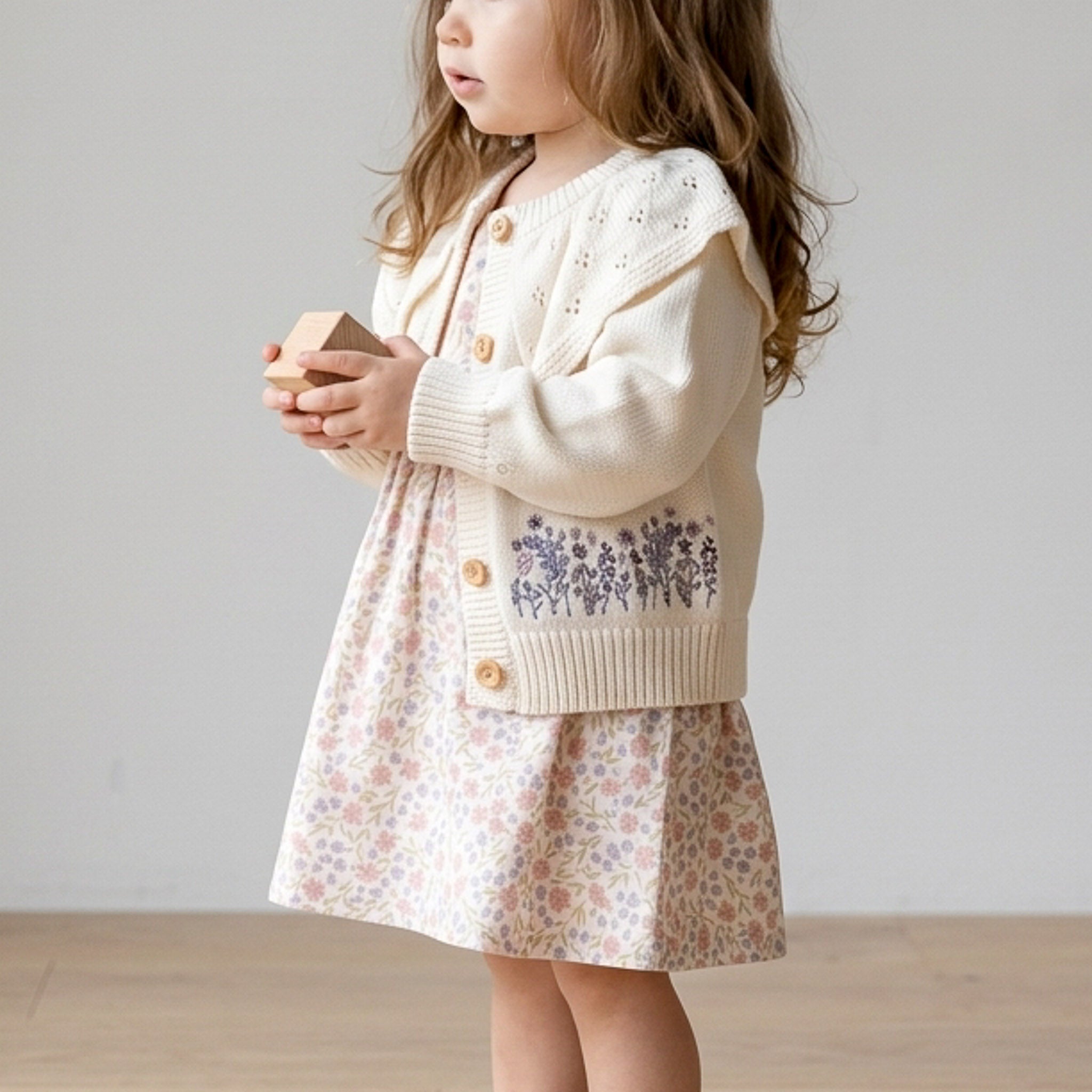 Embroidered Cardigan - Florelle
