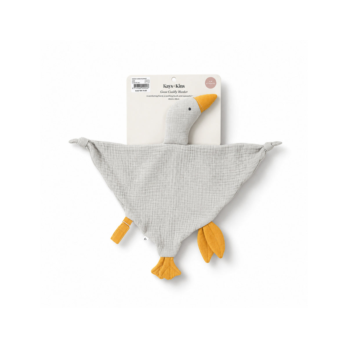 Goose Cuddly Blanket - Slate
