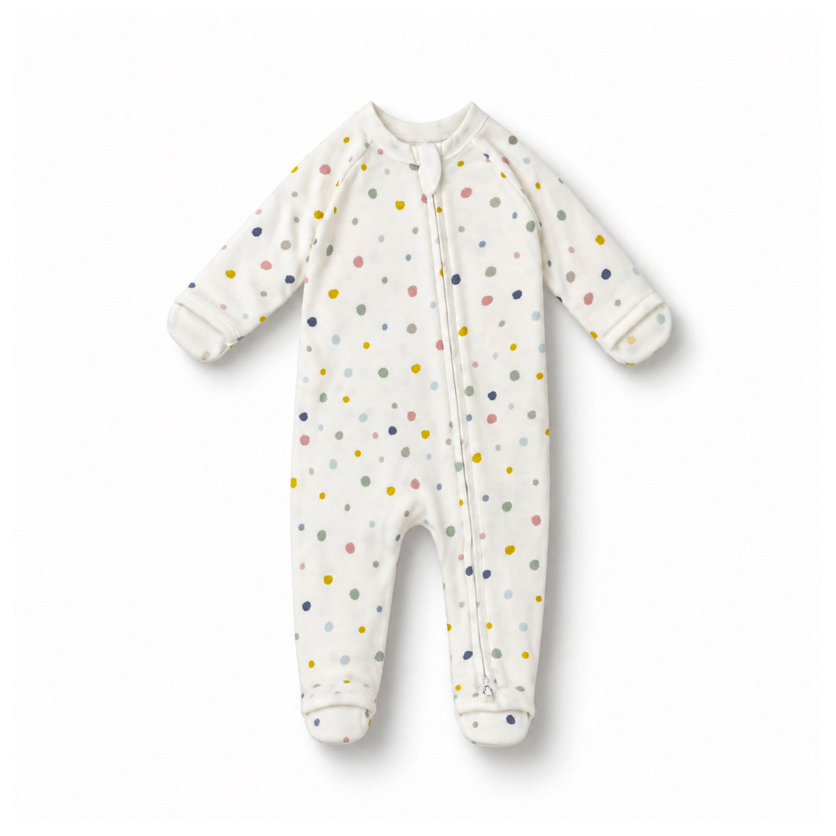 Organic Growsuit -Soft Dots
