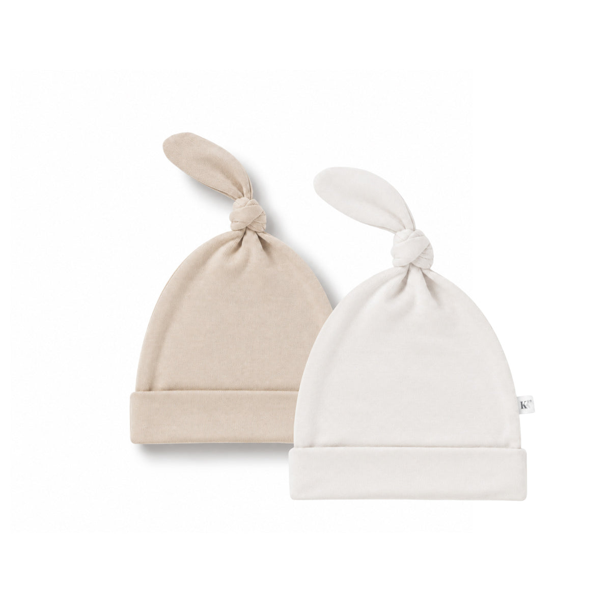 2-Pack Cosy Knot Hat - Mist+Ivory