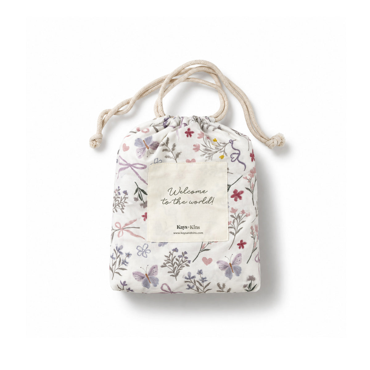 Bamboo Luxe Swaddle Set - Petal Bow