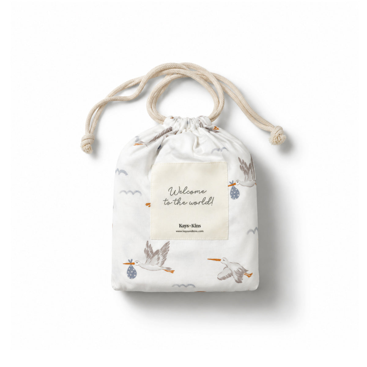 Bamboo Luxe Swaddle Set - Stork