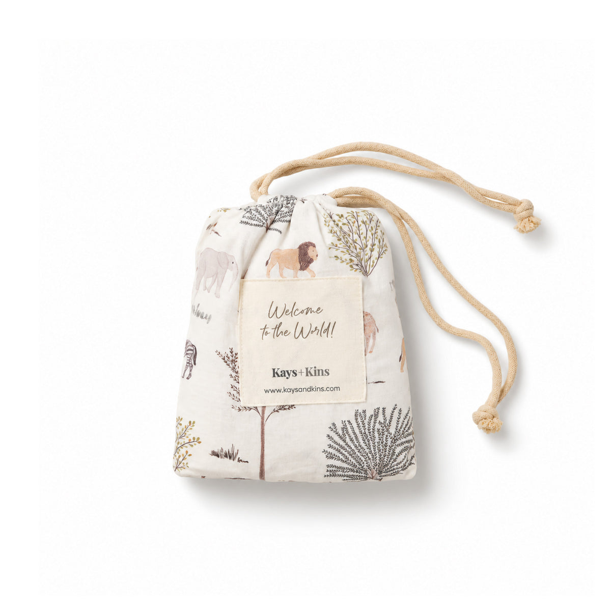 Bamboo Luxe Swaddle Set - Safari Dreams