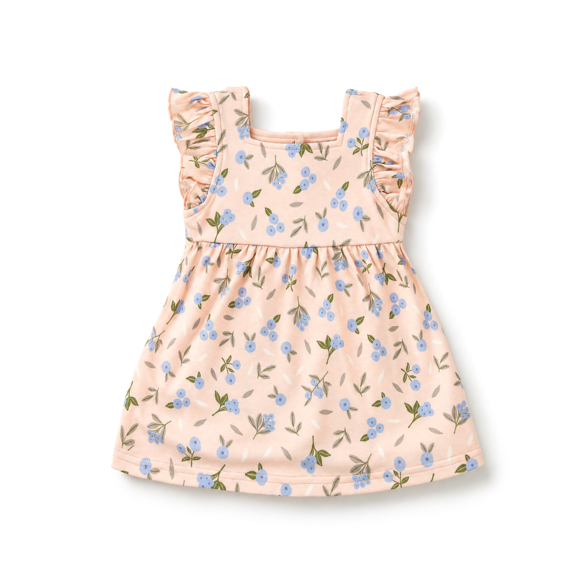 Ruffled Dress - Huckleberry