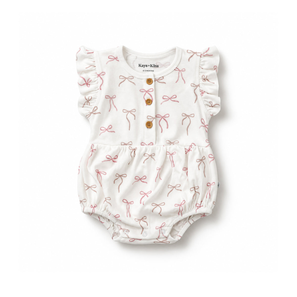 Ruffle Bubble Romper - Ribbons