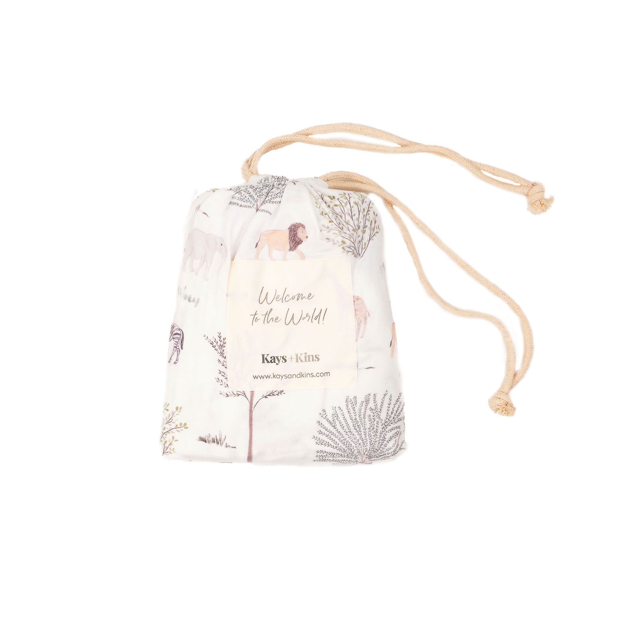 Bamboo Luxe Swaddle Set - Safari Dreams