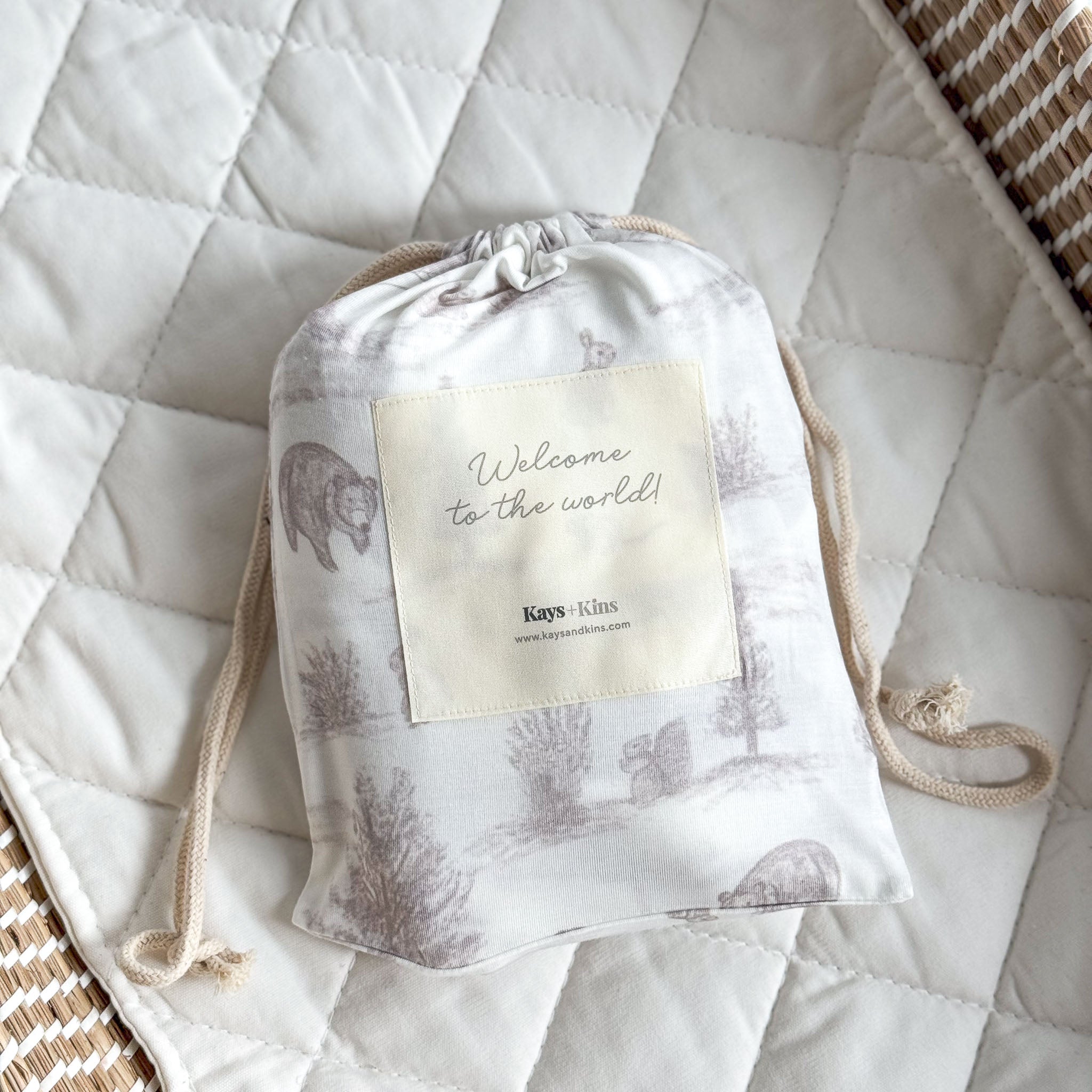 Bamboo Luxe Swaddle Set - Woodland Whimsy