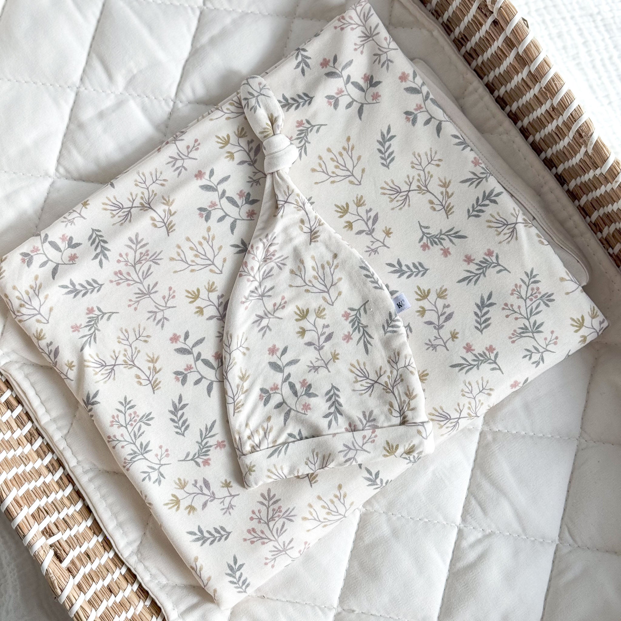 Bamboo Luxe Swaddle Set - Petite Blossom