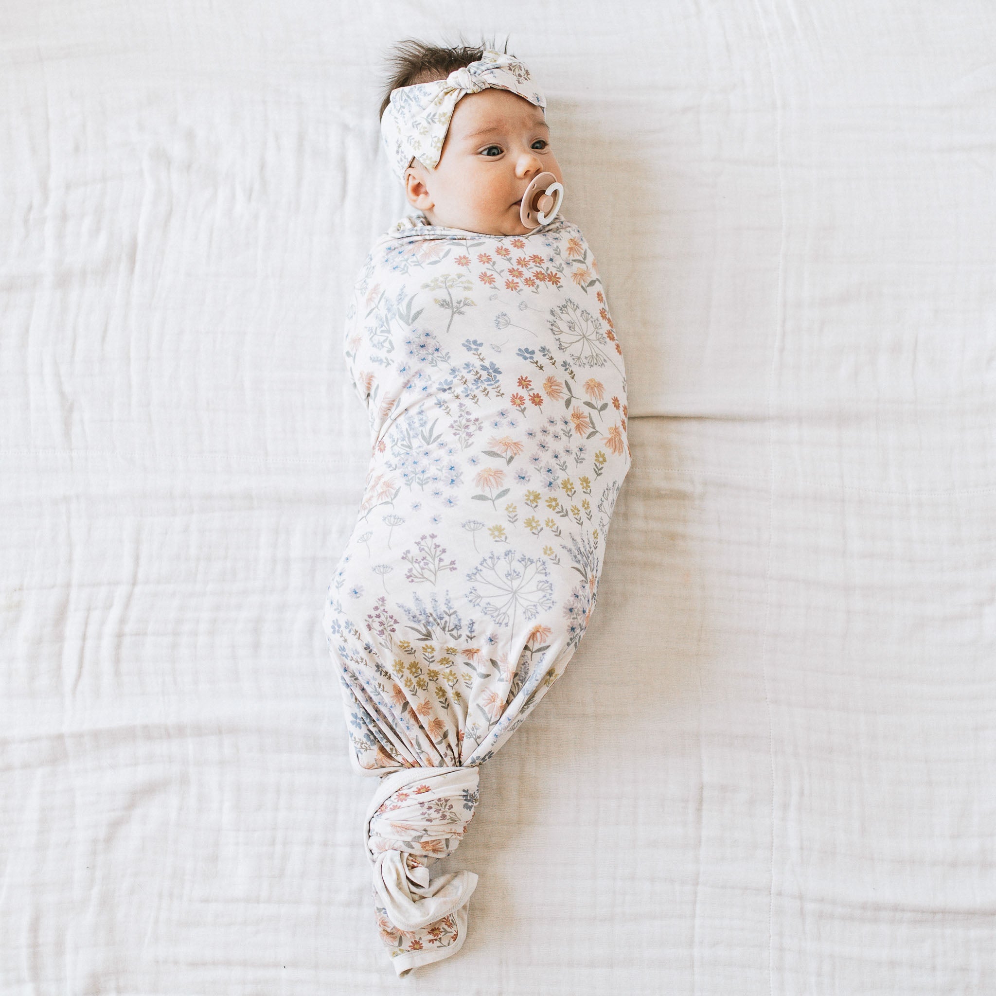 Bamboo Luxe Swaddle Set - Secret Garden