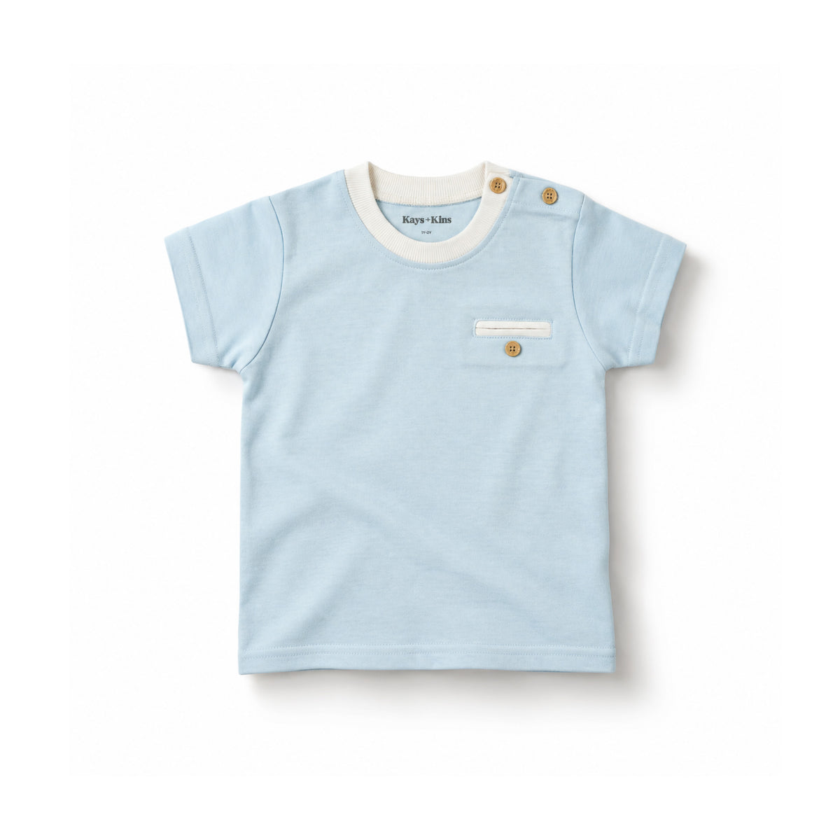 Pocket Tee - Cloud Blue