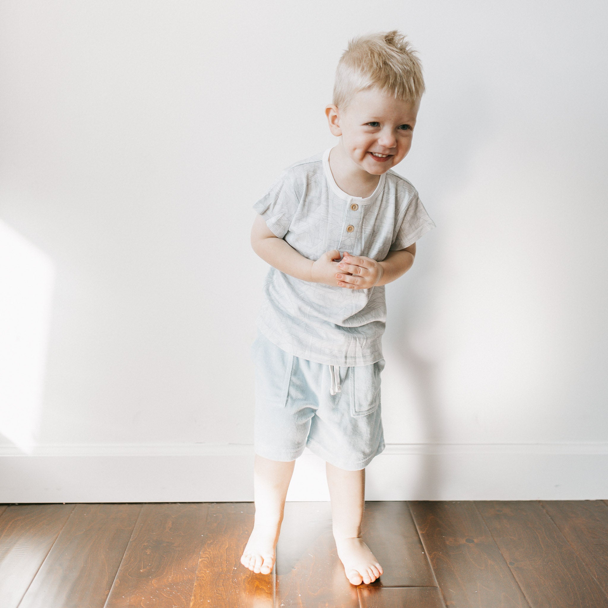 Tee + Terry Shorts - Weavelle