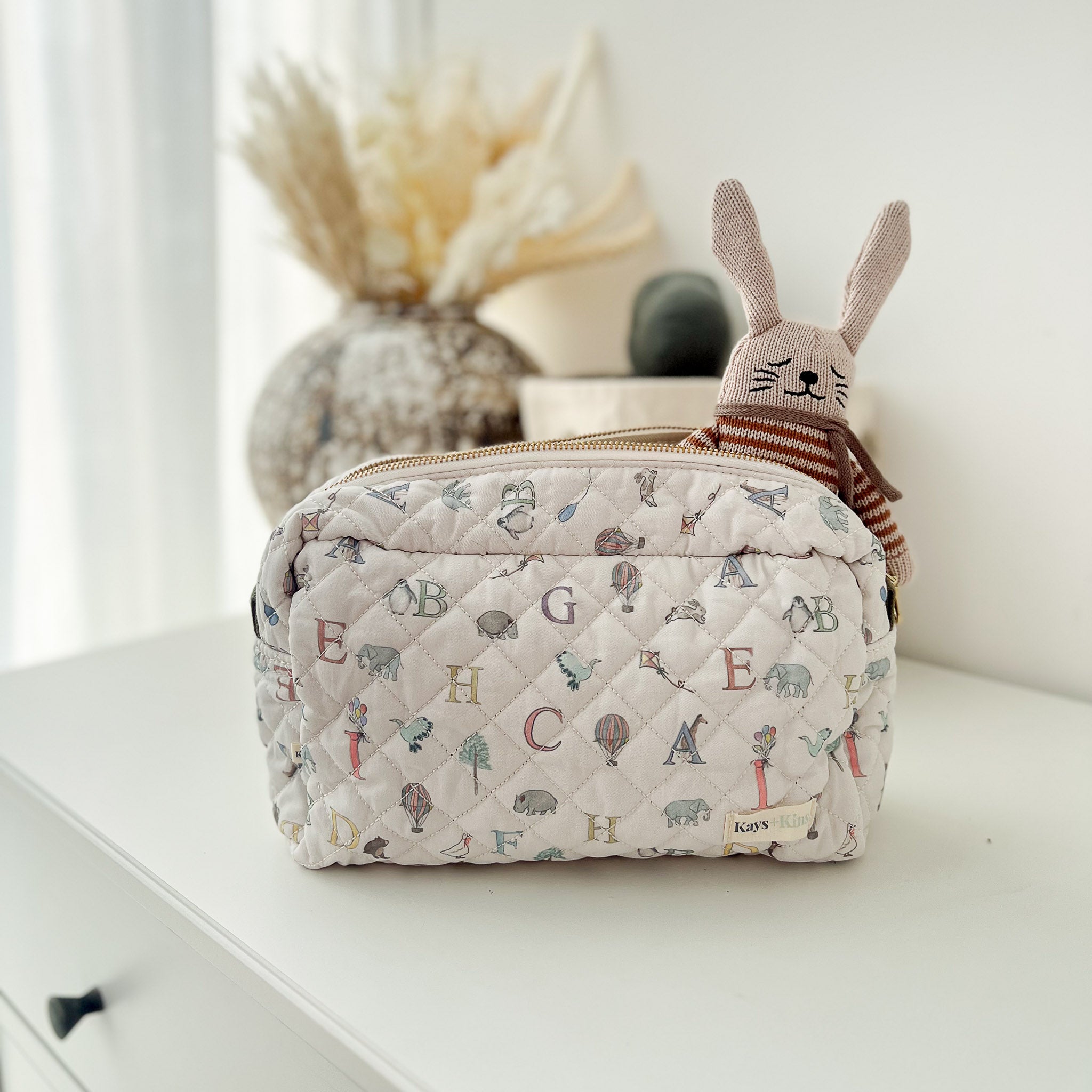 Toiletry Pouch - Letter Animal