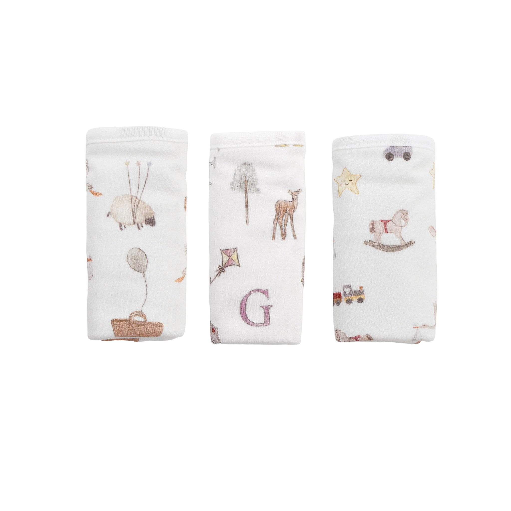 3-Pack Bamboo Washcloth-Little Wonders