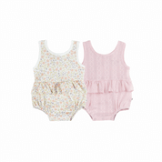 2-Pack Frilled Bubble Romper