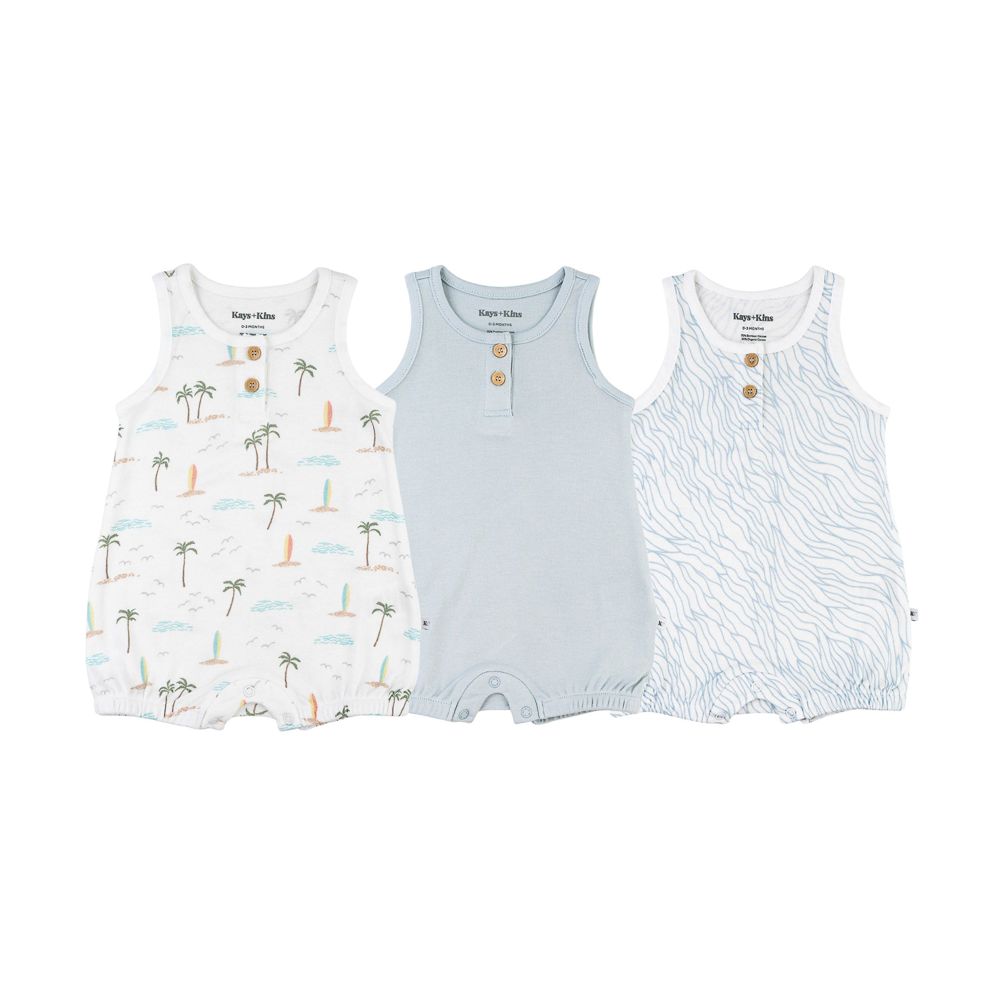 3-Pack Tank Bodysuit