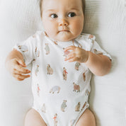Short Sleeve Bodysuit - Capybara