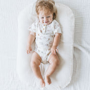 Organic Bodysuit - Letter Animals