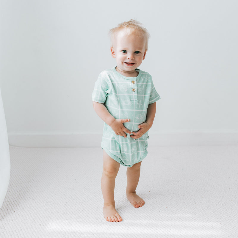 Organic Bodysuit - Sea Foam