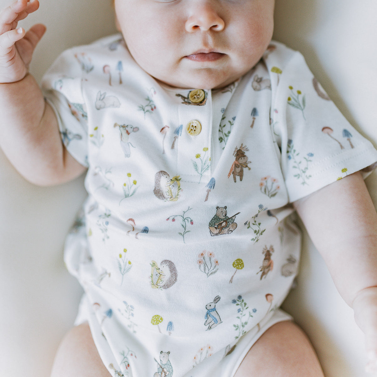 Organic Bodysuit - Woodland Melody