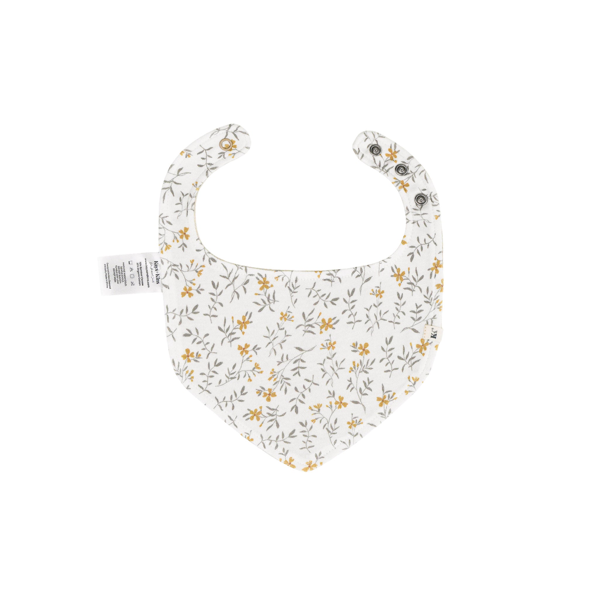 2 Pack Bandana Bib - Wildflower Haze