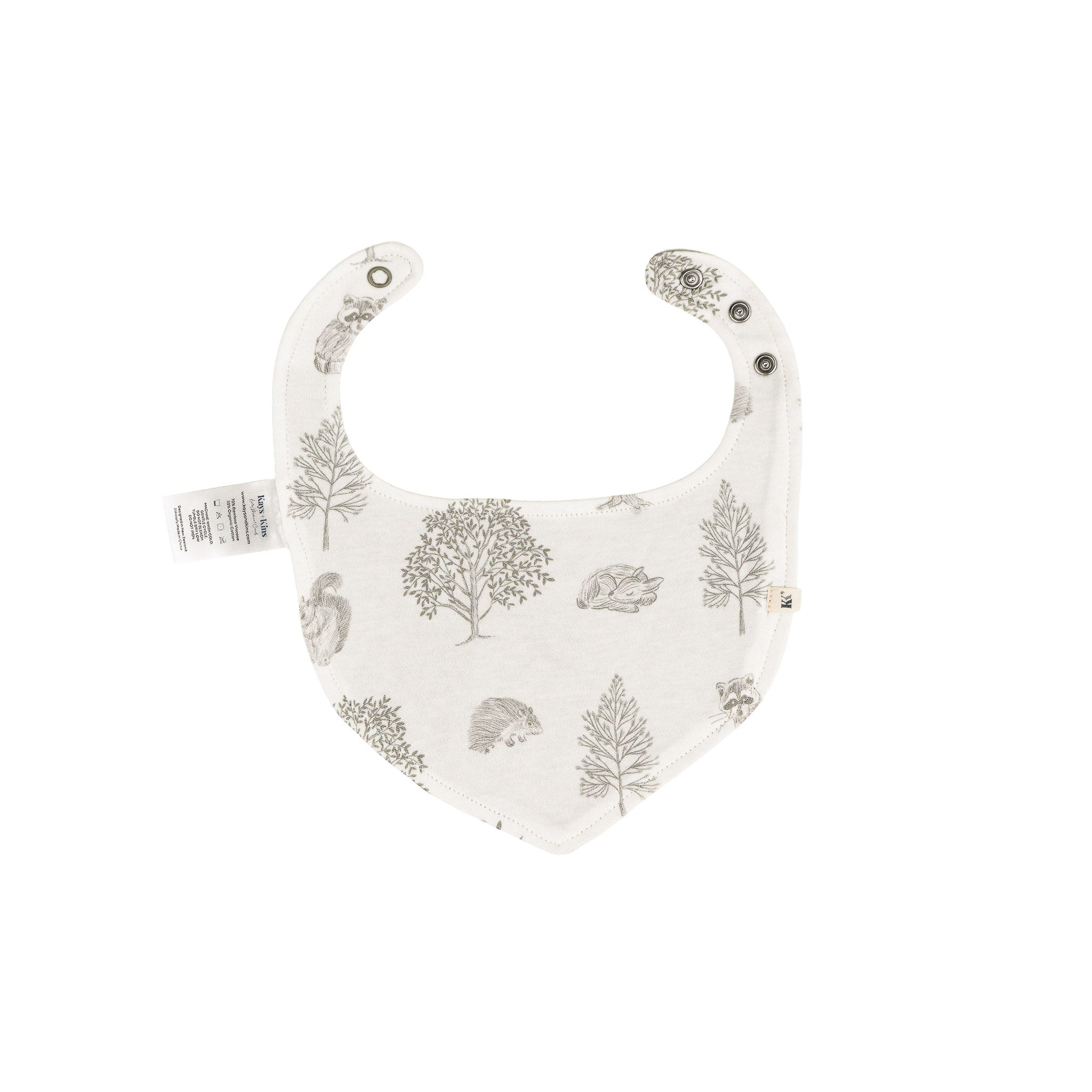 2 Pack Bandana Bib - Woodland