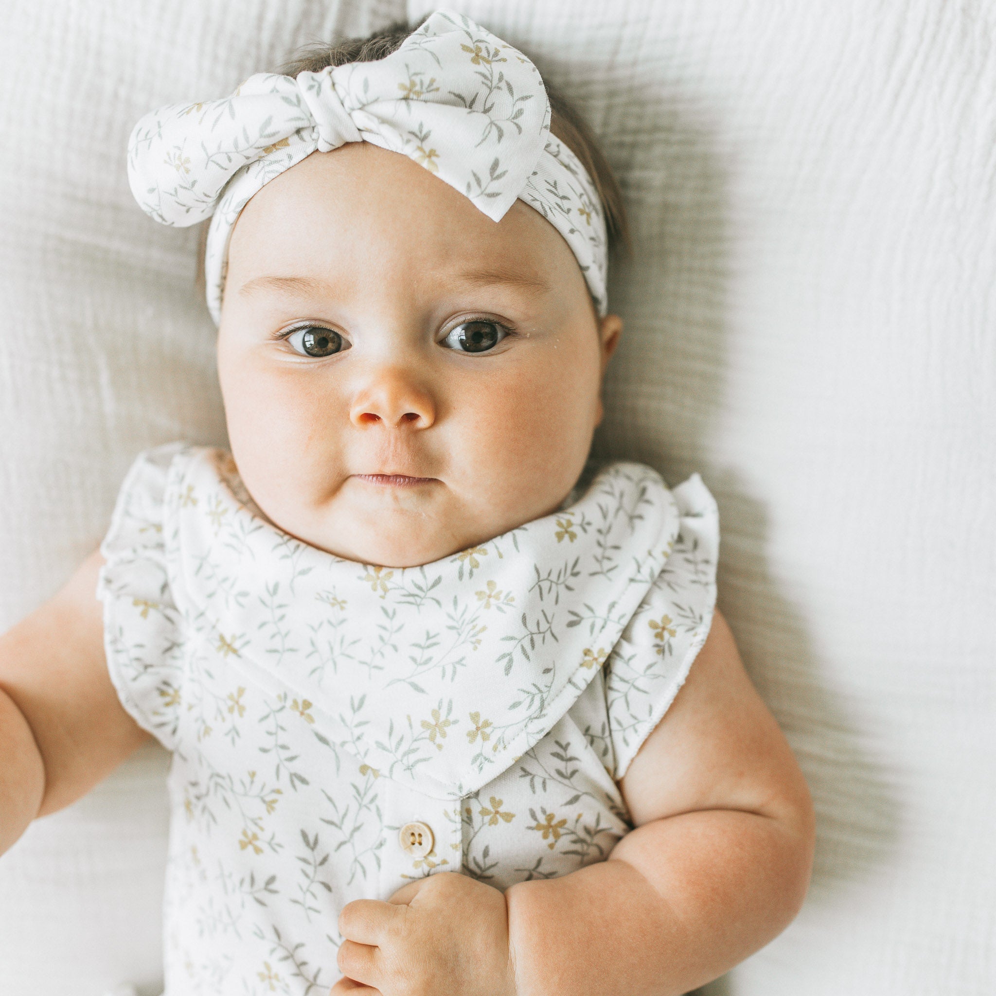 2 Pack Bandana Bib - Wildflower Haze
