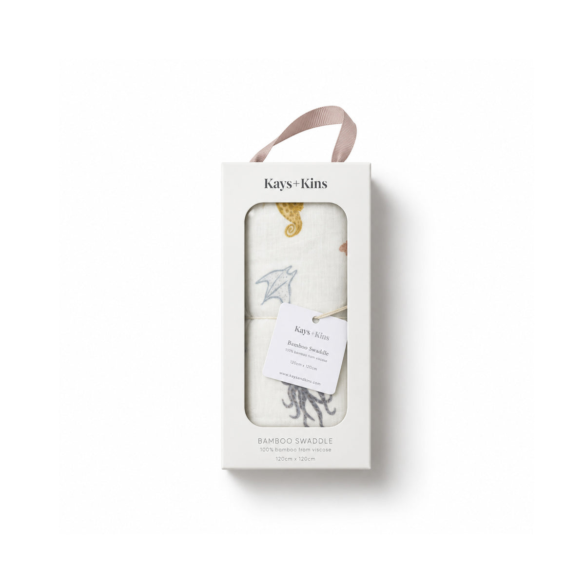 Bamboo Swaddle - Sea Friends