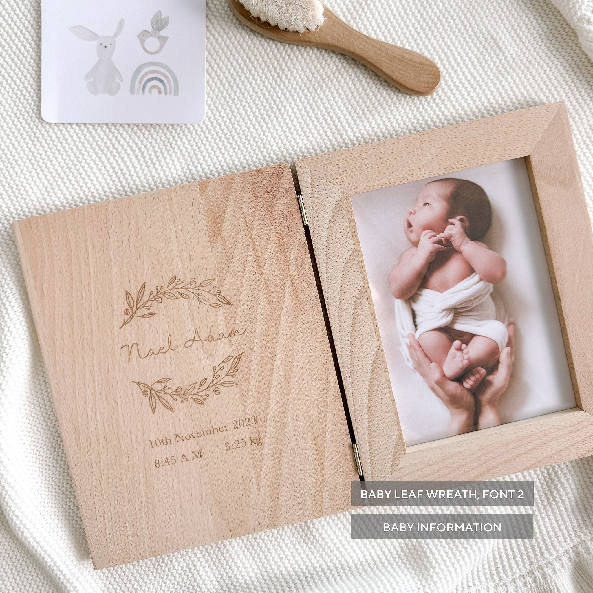 Personalised Wooden Photo Frame