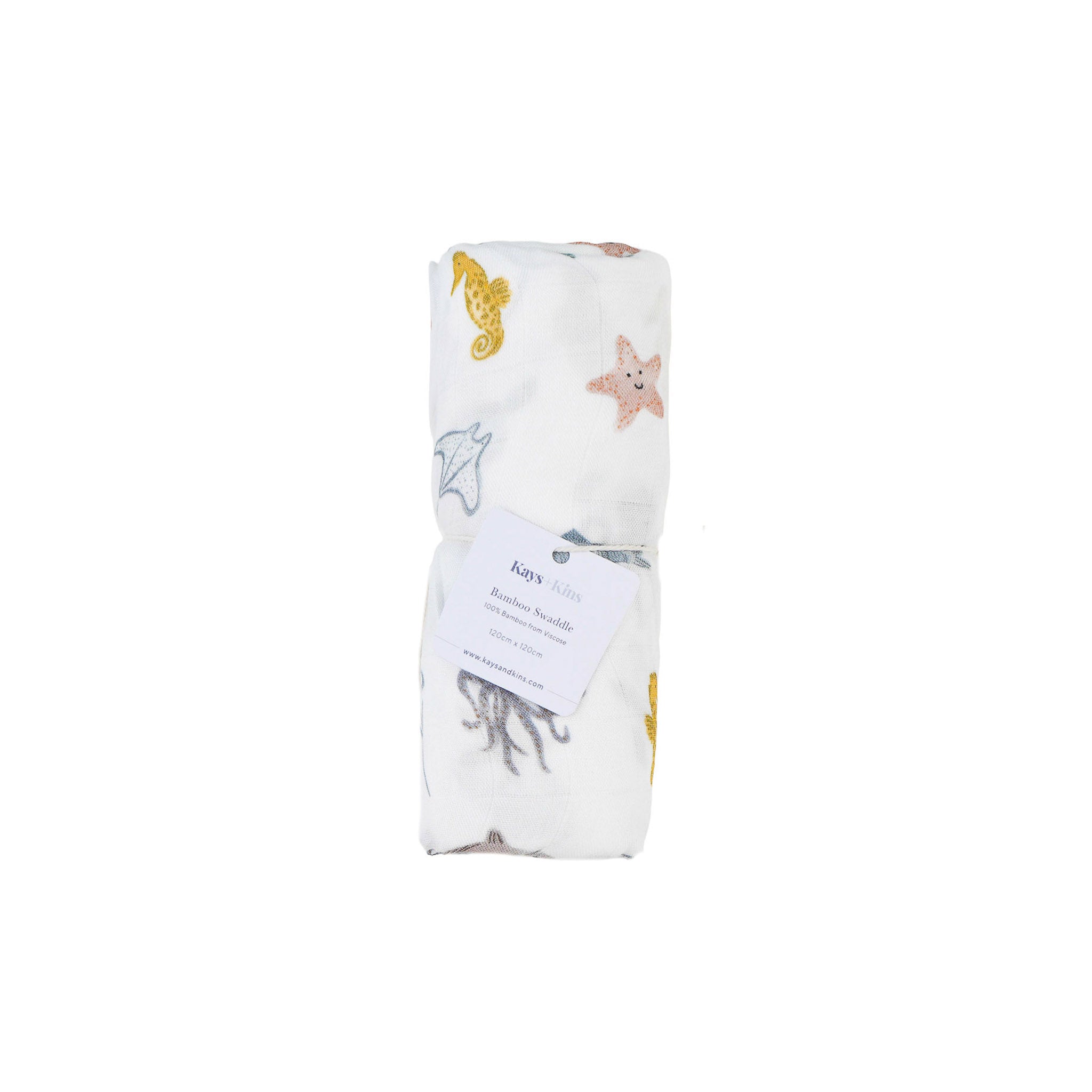 Bamboo Swaddle - Sea Friends