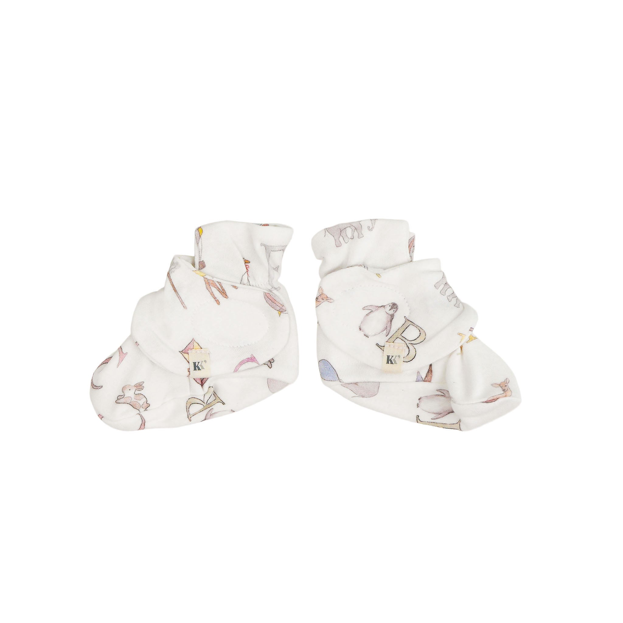Mitts + Booties - Letter Animals