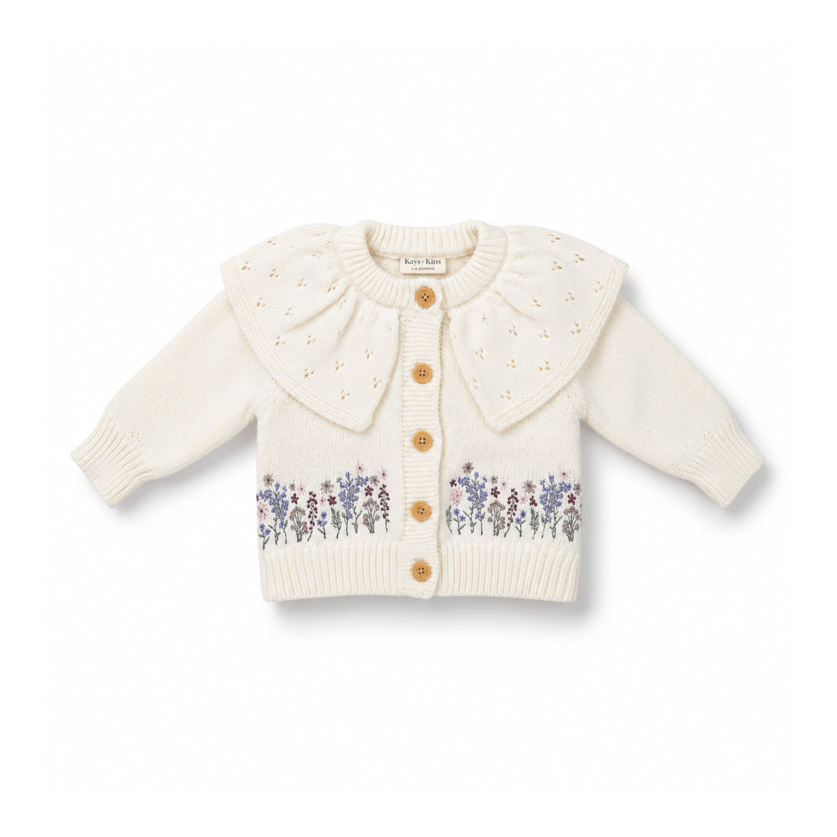 Embroidered Cardigan - Florelle