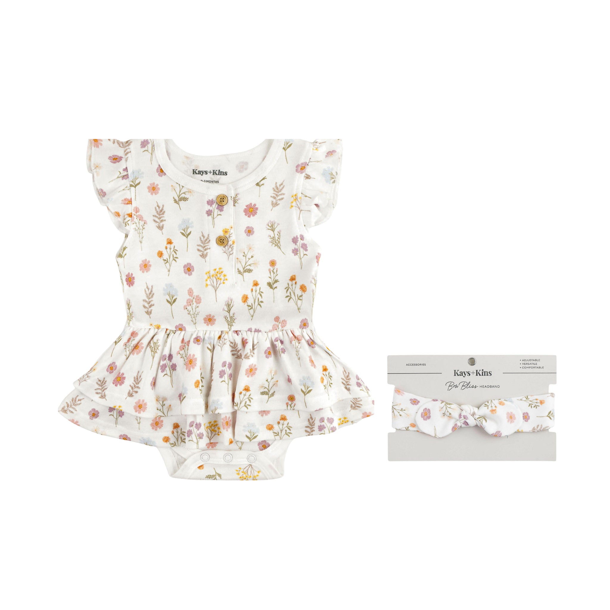 Dress Bodysuit + Headband - Twinklebloom