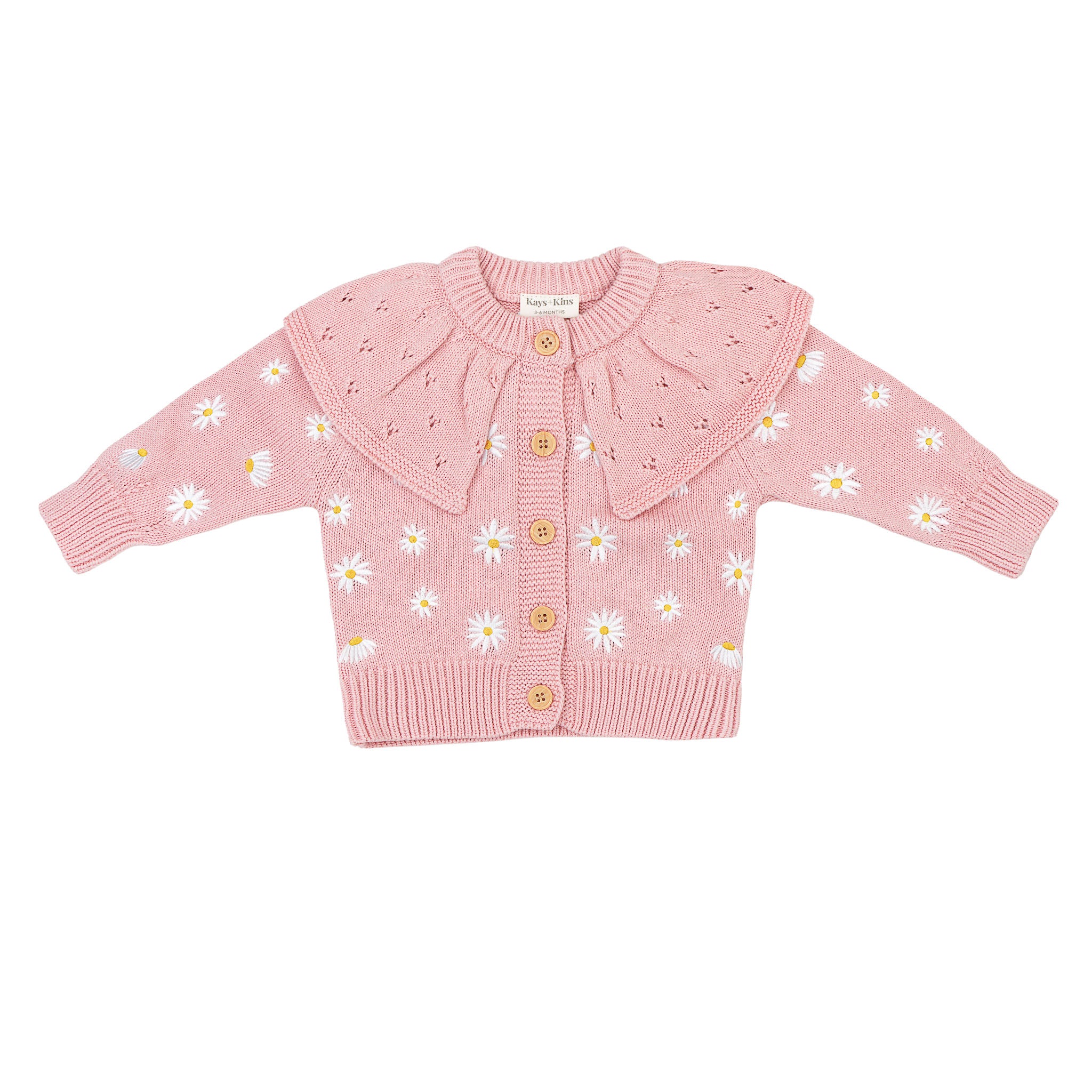 Embroidered Cardigan - Daisies