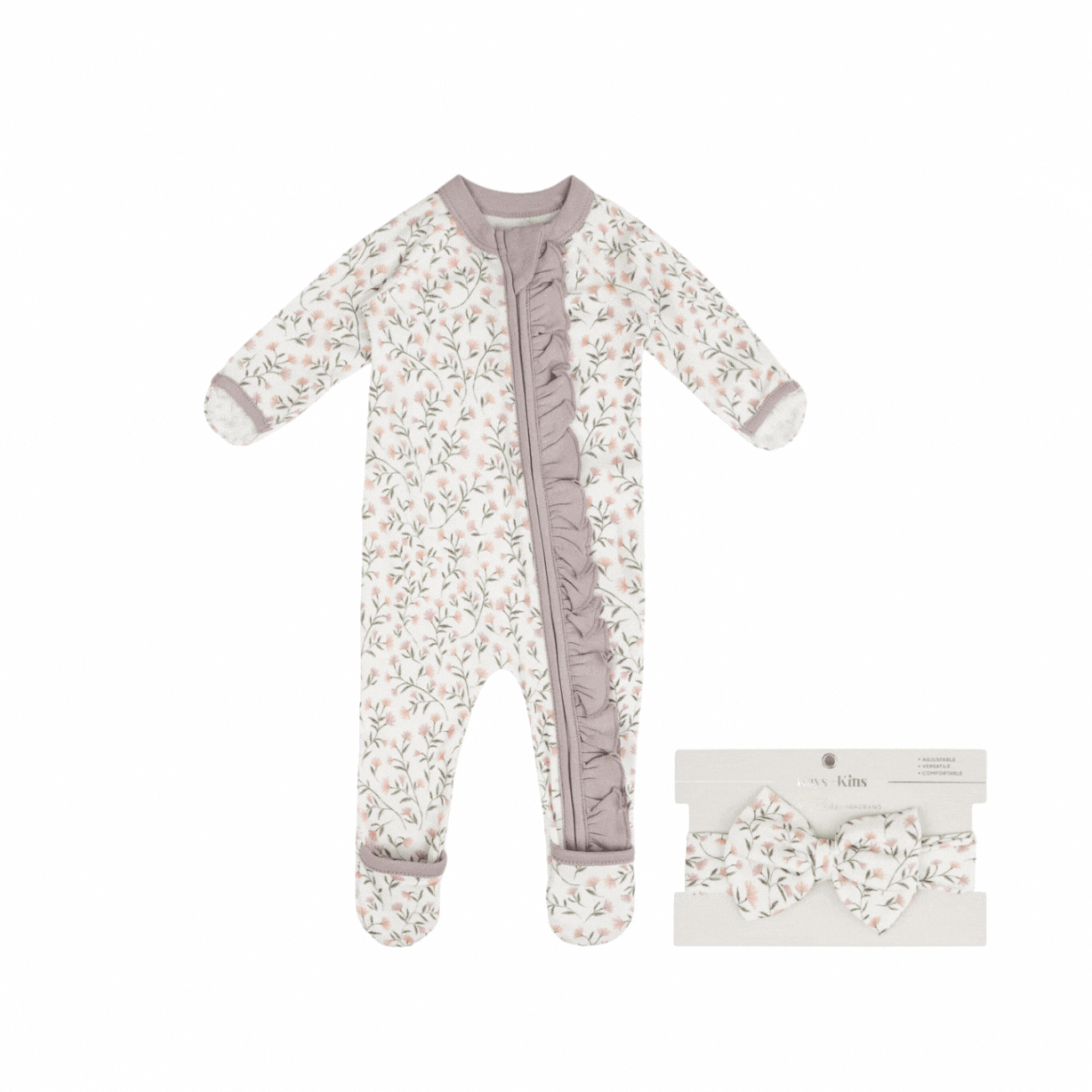 Frilled Growsuit + Headband